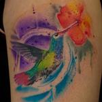 Tattoos - Splashy Hummingbird - 126244